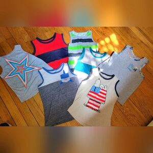 Bundle of Boys' Tanktops - Gymboree, Cat n Jack, Garanimals, Peanuts